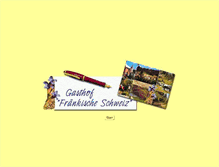 Tablet Screenshot of gasthoffraenkischeschweiz.de